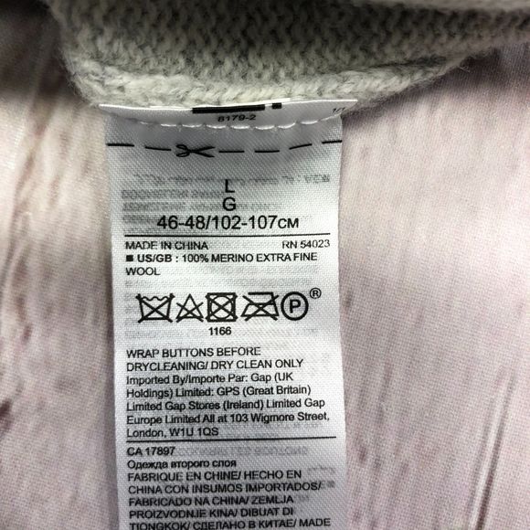 Banana Republic Men Italian Yarn 100% Merino Wool Sweater Size Large M112 -21 - Picture 7 of 12